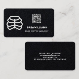 Radioloog aangepaste QR Visitekaartje