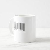 Radioloog Barcode Koffiemok (Voorkant links)
