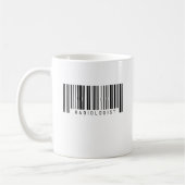 Radioloog Barcode Koffiemok (Links)