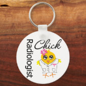 Radioloog Chick Sleutelhanger (Voorkant)
