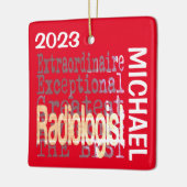 Radioloog Extraordinaire CUSTOM Keramisch Ornament (Links)