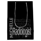 Radioloog Extraordinaire CUSTOM Medium Cadeauzakje (Achterkant)