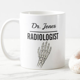 RADIOLOOG Gepersonaliseerde Naam Dokter Cadeau Koffiemok