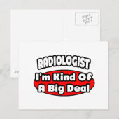 Radioloog...grote deal briefkaart (Voorkant / Achterkant)