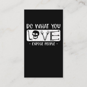 Radioloog Humor Skeleton Xray Radiology Visitekaartje