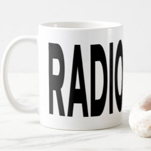 Radioloog Minimalistische Typografie Wrap-around Koffiemok