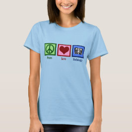 Radioloog Peace Love Radiology Women's T-shirt