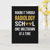 Radioloog radioloog van de medisch technicus kaart (Gele Bloem)