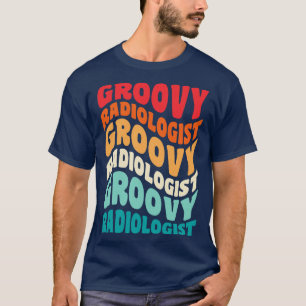 Radioloog Retro 60s 70s 80s Vibes T-shirt