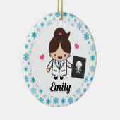 Radioloog röntgen radiotechnicus röntgen keramisch ornament (Rechts)