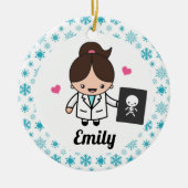 Radioloog röntgen radiotechnicus röntgen keramisch ornament (Voorkant)