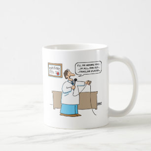 Radioloog Sings Karaoke Cartoon Funny Mug Koffiemok
