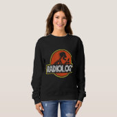 Radioloog Skeleton Radiology X Ray Rad Tech Trui (Voorkant volledig)