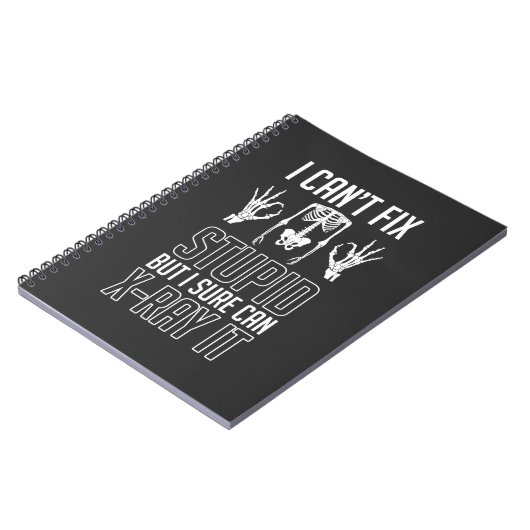 Radioloog Skeleton X-Ray Technicus Radiology Notitieboek (Linkerzijde)