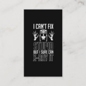 Radioloog Skeleton X-Ray Technicus Radiology Visitekaartje (Voorkant)