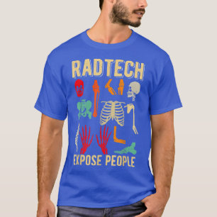 Radioloog Skeletons Xray Funny Radiology T-shirt