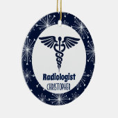 Radioloog Speciaal Gift Keramisch Ornament (Rechts)