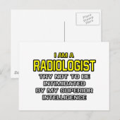 Radioloog...superieure inlichtingen briefkaart (Voorkant / Achterkant)