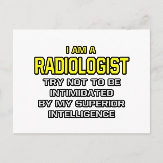 Radioloog...superieure inlichtingen briefkaart (Voorkant)