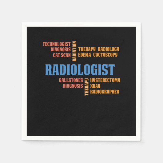Radioloog Technoloog Radiology Xray Diagnosis Servet (Voorkant)