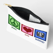 Radioloog van de vredesliefdesradiologie etui (Open)