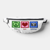 Radioloog van de vredesliefdesradiologie heuptasje (Liggend)