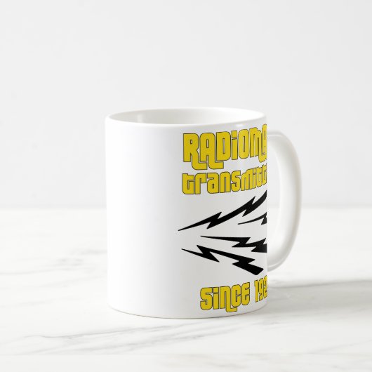 Radioman sinds 1921 Mok van koffie (Voorkant rechts)