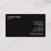 Radiomast - (Goud) Visitekaartje (Achterkant)