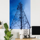 Radiomast Poster (Thuiskantoor)