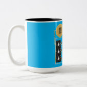 Radionic 3 Dial Cup Tweekleurige Koffiemok (Links)