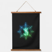 Radionic Rune Art: Vril versterker. Hangend Wandkleed (Voorkant)