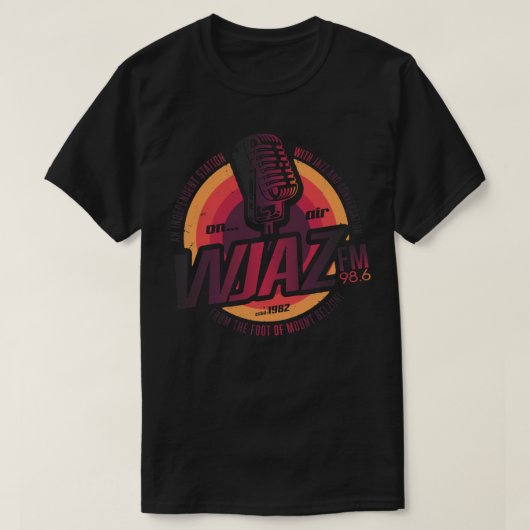 radioontwerp WJAZ Classic T Shirt (Design voorkant)