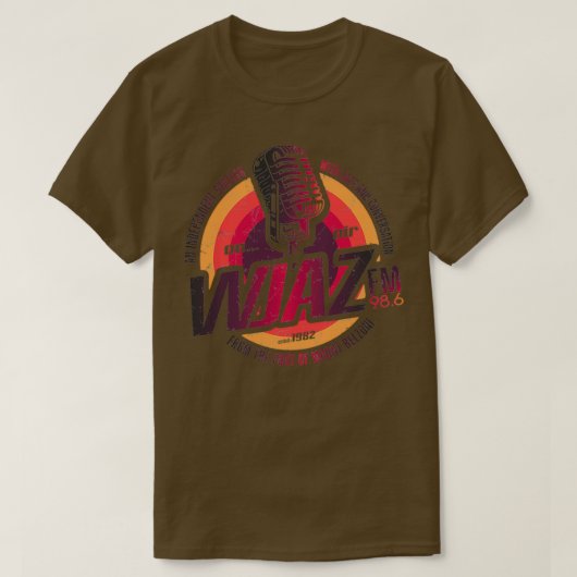  radioontwerp WJAZ T-shirt (Design voorkant)