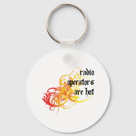 Radiooperatoren zijn warm sleutelhanger (Voorkant)