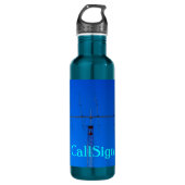 radiooproep voor amateurs waterfles  (Voorkant)