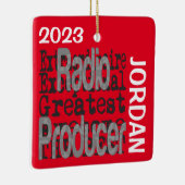 Radioproducent Buitengewone CUSTOM Keramisch Ornament (Rechts)