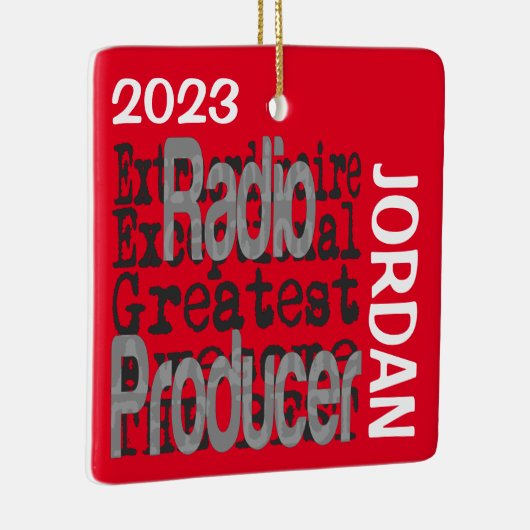 Radioproducent Buitengewone CUSTOM Keramisch Ornament (Rechts)