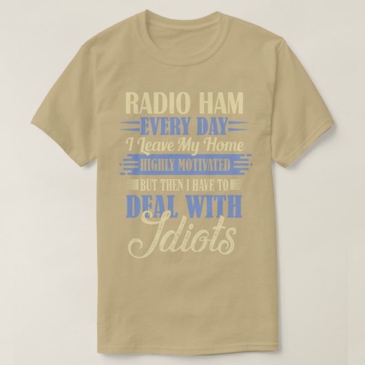 Radiopunten voor am (1) t-shirt (Design voorkant)