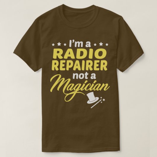 Radiorecareapparaat T-shirt (Design voorkant)