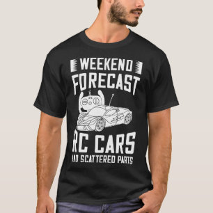Radiorecorder voor RC-auto-radio, afstandsbedienin T-shirt