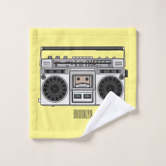 Radioregeling cartoon bad handdoek (Wasdoekje)