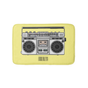 Radioregeling cartoon badmat