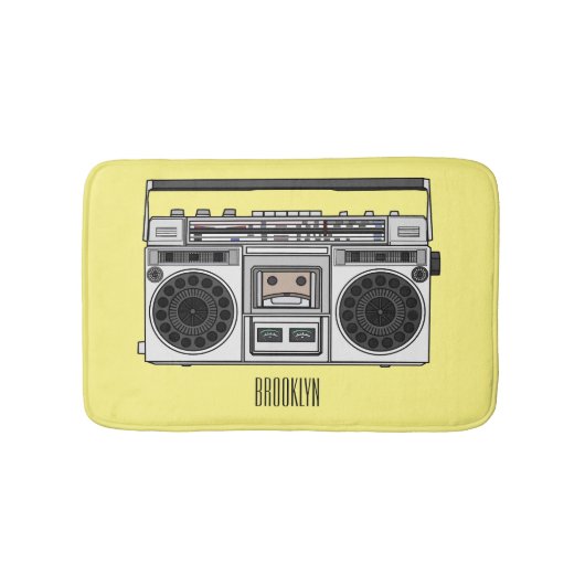 Radioregeling cartoon badmat (Voorkant)