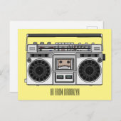 Radioregeling cartoon briefkaart (Voorkant / Achterkant)