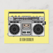 Radioregeling cartoon briefkaart (Voorkant)