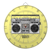 Radioregeling cartoon dartbord (Voorkant)