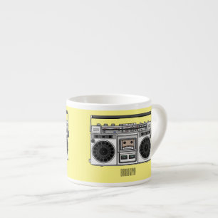 Radioregeling cartoon espresso kop