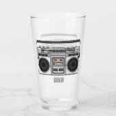 Radioregeling cartoon glas (Achterkant)