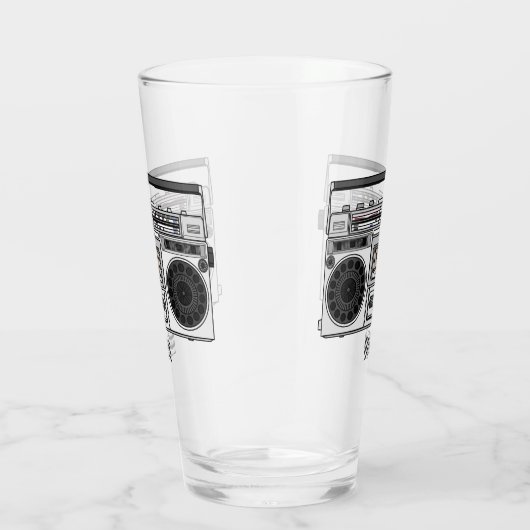 Radioregeling cartoon glas (Rechts)