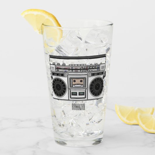 Radioregeling cartoon glas (Voorkant ijs)